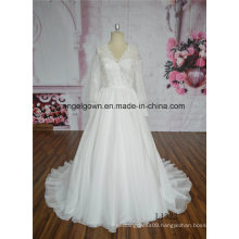 Elegant Ball Gown Wedding Dress Long Sleeve